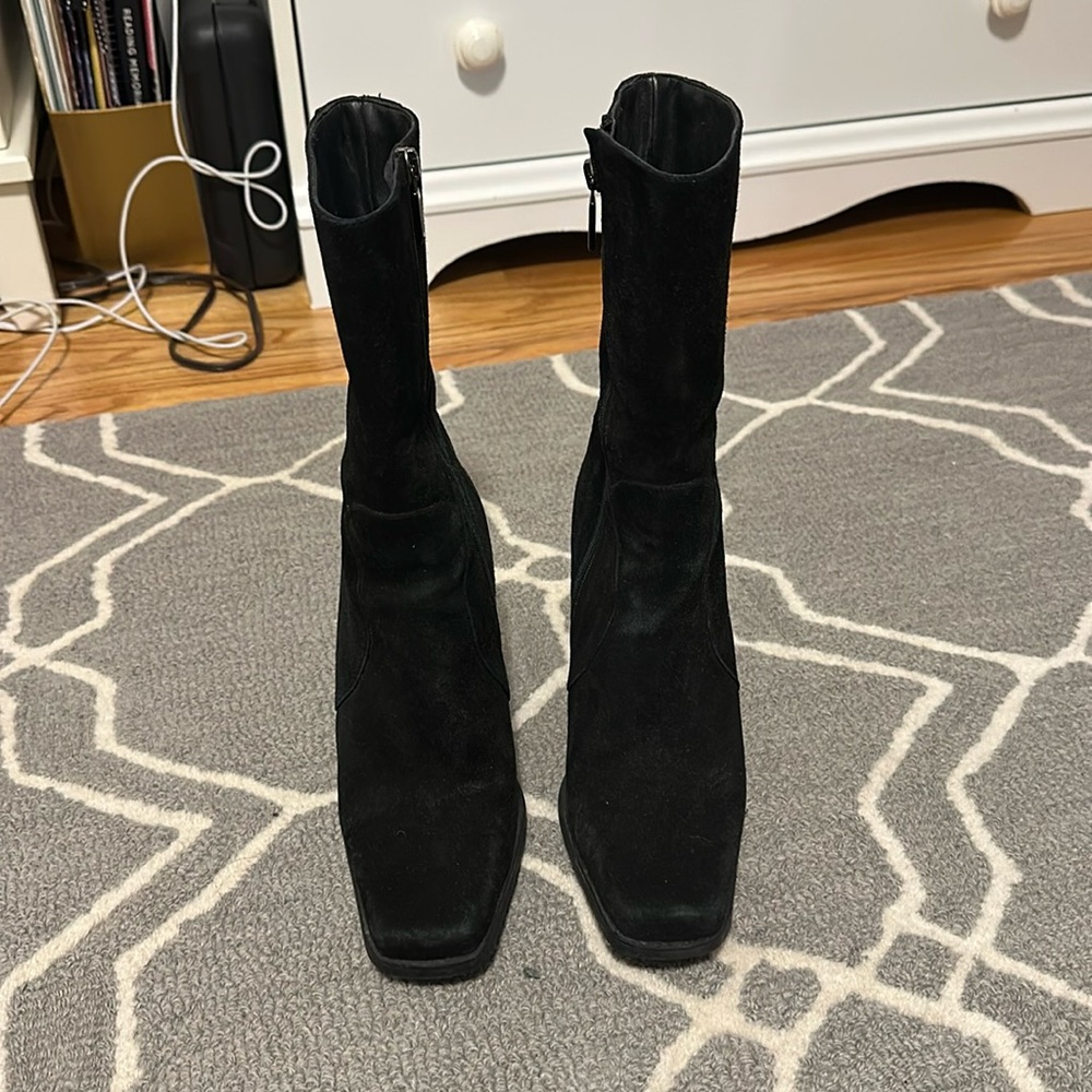 Vintage Suede Booties